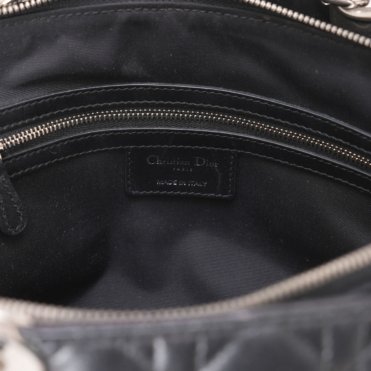 CHRISTIAN DIOR(USED)디올 까나쥬 체인 숄더백